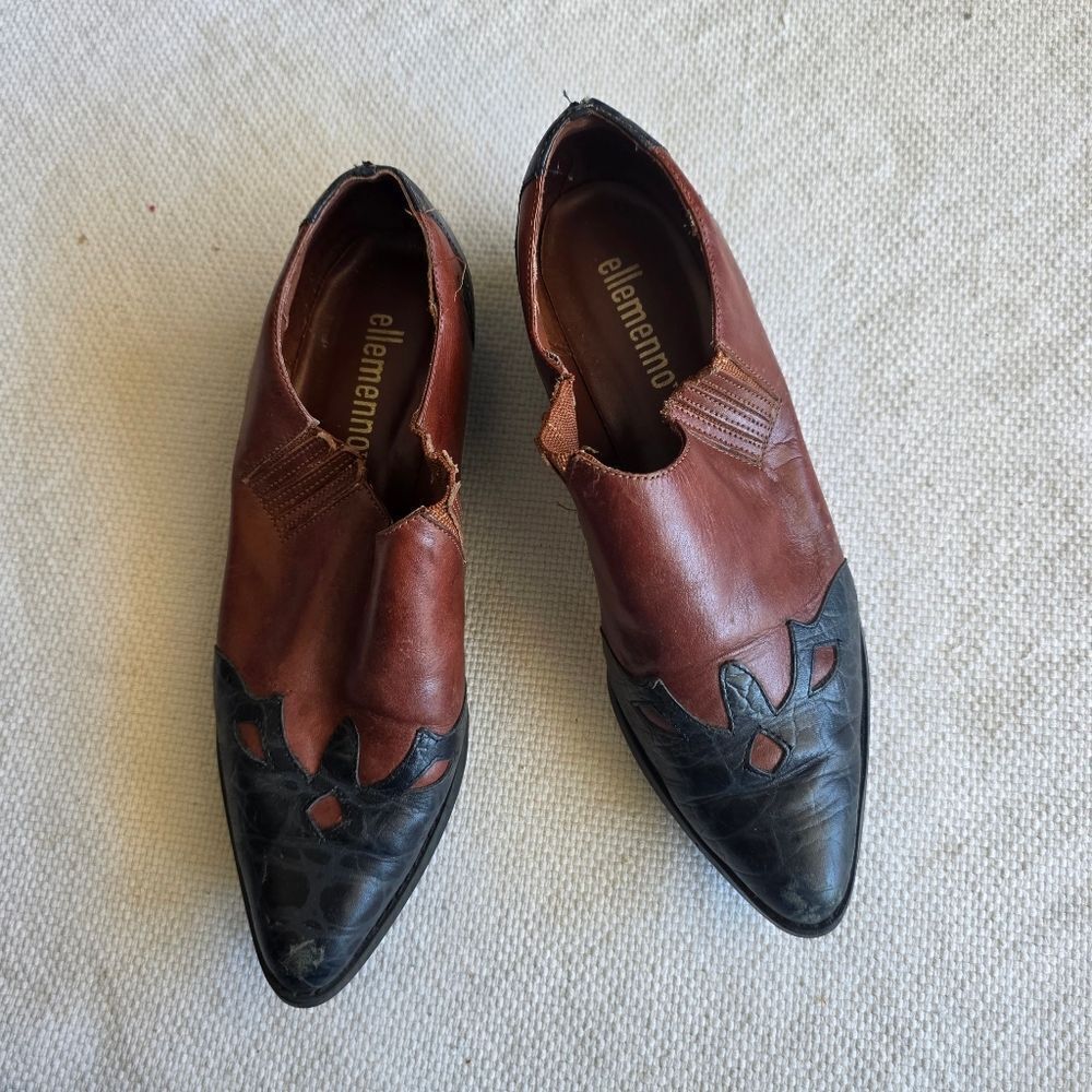Vintage Western Booties By Ellemenno